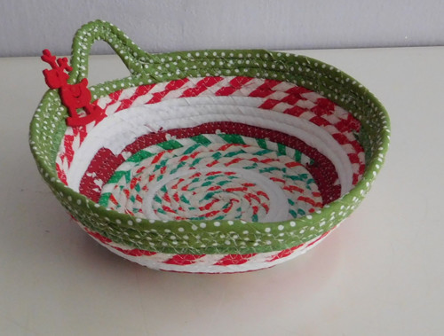 Vánoční patchwork - ošatka — foto 2