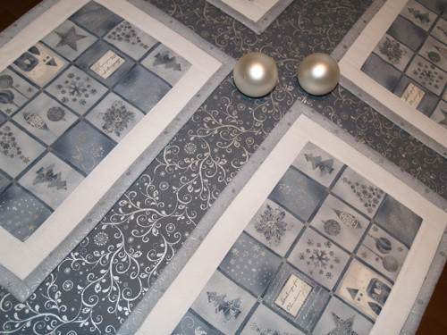 Ubrus 110x160 - Dark silver — foto 2