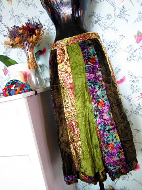 Sukně gypsy boho green — foto 2