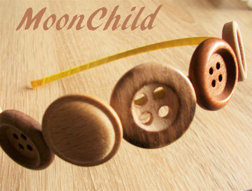 Golden Brown Buttons - čelenka — foto 6
