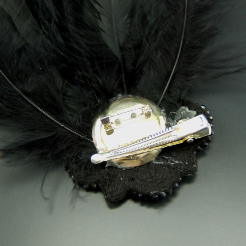 Great Gatsby Silver ... čelenka a brož — foto 6