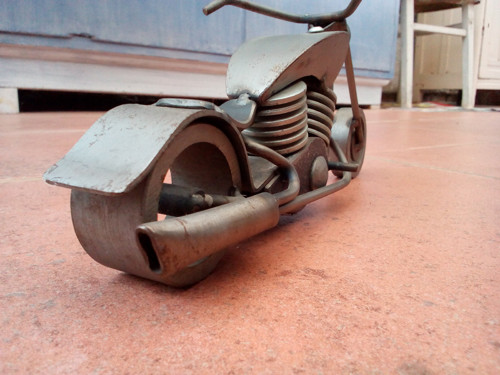 KOVOVÁ MOTORKA choper — foto 2