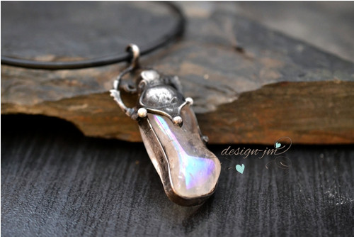 Scarabeus - křišťál aqua aura — foto 3