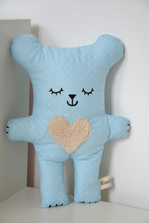 Wide Bubu Bear blue/white dots — foto 3