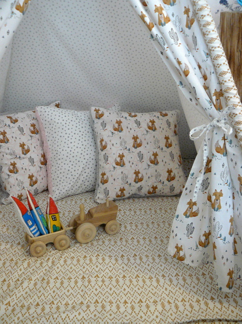 Lištičkové dětské teepee — foto 3