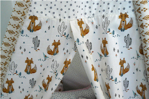 Lištičkové dětské teepee — foto 6