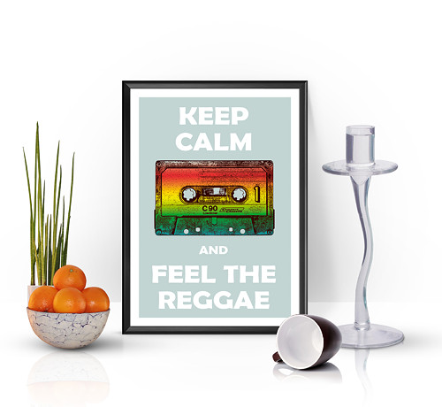 Kazeta s Reggae - Tisk na grafický papír — foto 3