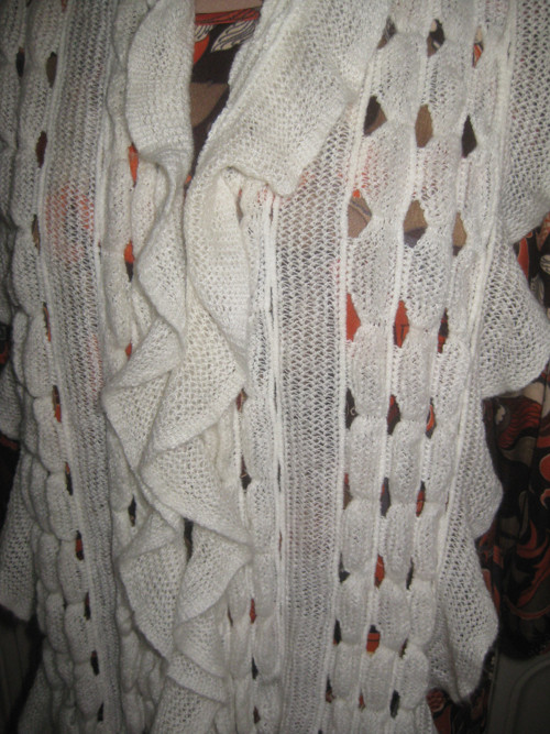 Pletená šála - zvlněná — foto 2