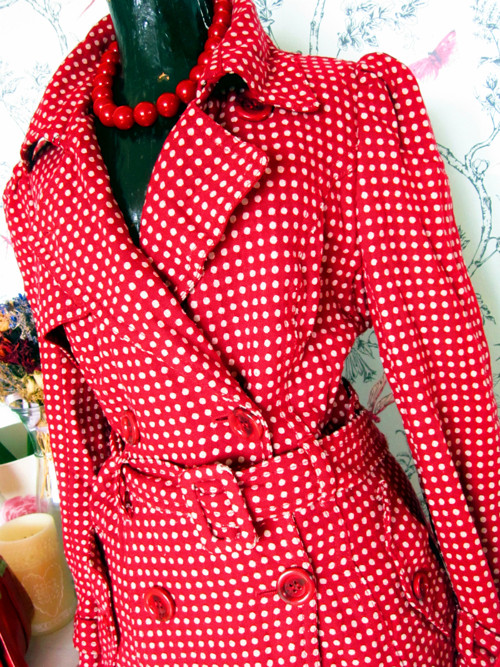 Kabátek chic retro dots — foto 2