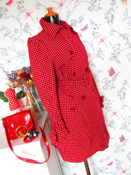 Kabátek chic retro dots — foto 4