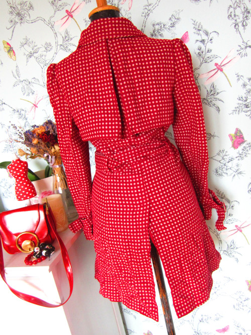 Kabátek chic retro dots — foto 5