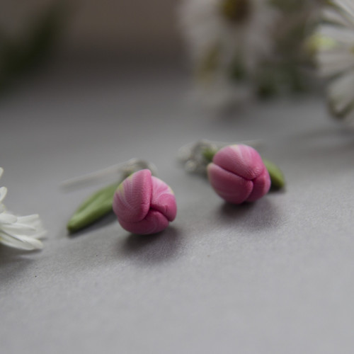 Náušnice - Tulipány — foto 4