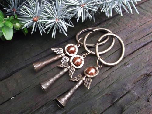 Klíčenka - andělíček bronzový 2 — foto 3