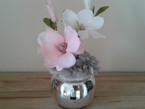 Vánoční aranžmá s magnolií — foto 5