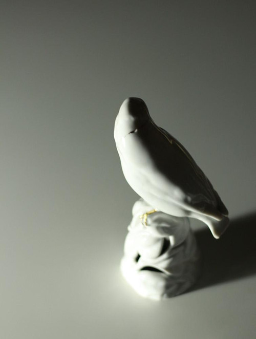 Porcelánová soška ptáček rok 1918 — foto 2