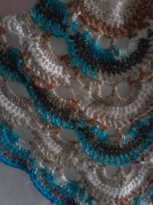 Hnědotyrkysovokrémová - color glitz — foto 5