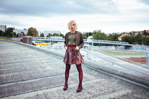 Áčková sukně Autumn Forrest — foto 2