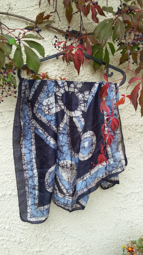 Batika v tónech modro-šedé — foto 2