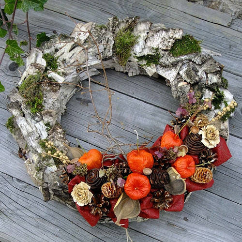 Věnec podzimní MAXI - Mochyně — foto 3