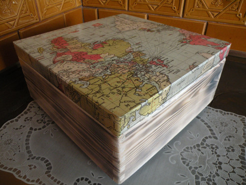 Cestovatelská bedna mapa — foto 2