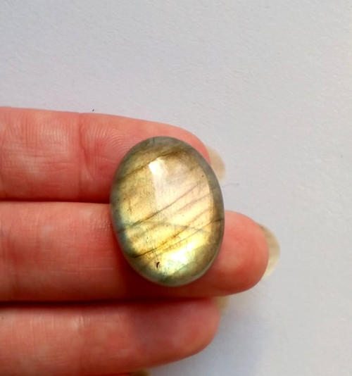 Kabošon Labradorit 24x17x6mm — foto 2
