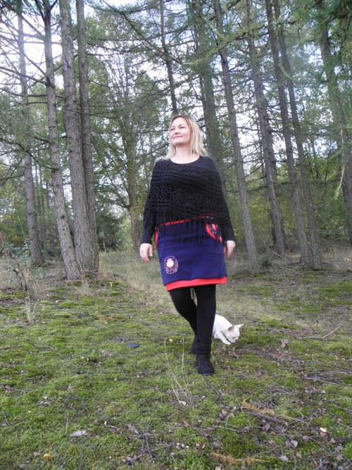 Podzimní sukně - vlčí máky — foto 3