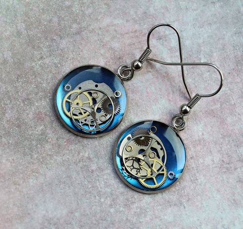 Earings /blue/ — foto 2