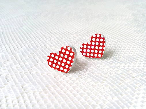 Dotted hearts (red/white polka dots) — foto 2