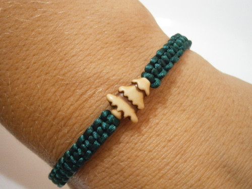 Vánoce....náramek (macramé) — foto 4
