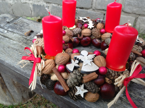 Advent přírodní s andílky — foto 2
