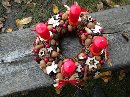 Advent přírodní s andílky — foto 4