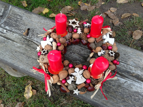 Advent přírodní s andílky — foto 5