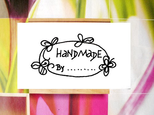 Hand made oválek. Razítko. — foto 2