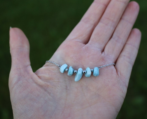 Mareinne II • larimar, chir. ocel — foto 2