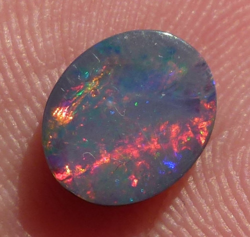 Drahý Boulder Opál Doublet Leštěný L.r. Austrálie — foto 3
