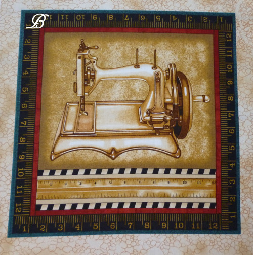 Šicí stroje - bavlněný panel — foto 3