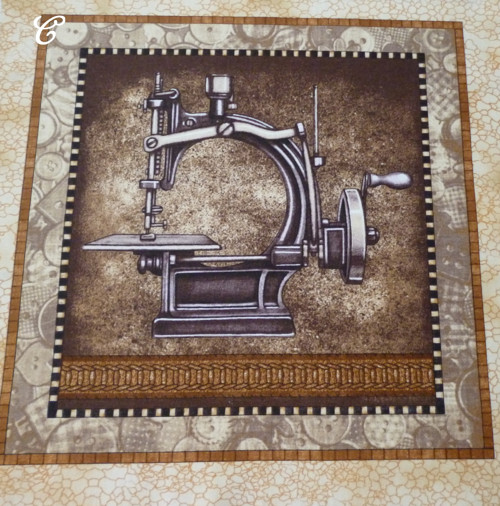 Šicí stroje - bavlněný panel — foto 4