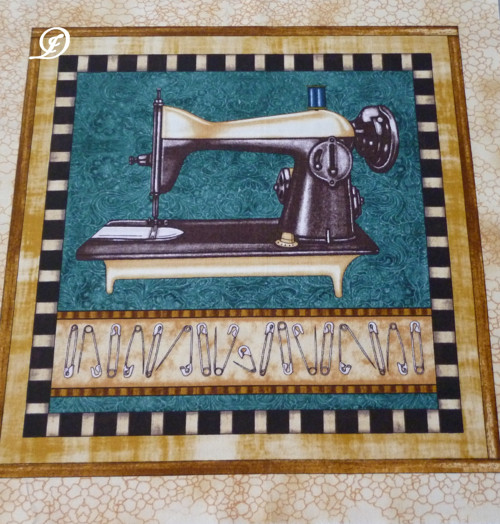 Šicí stroje - bavlněný panel — foto 5