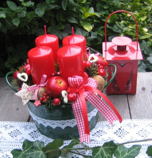 Adventní svícen v plecháčku — foto 3
