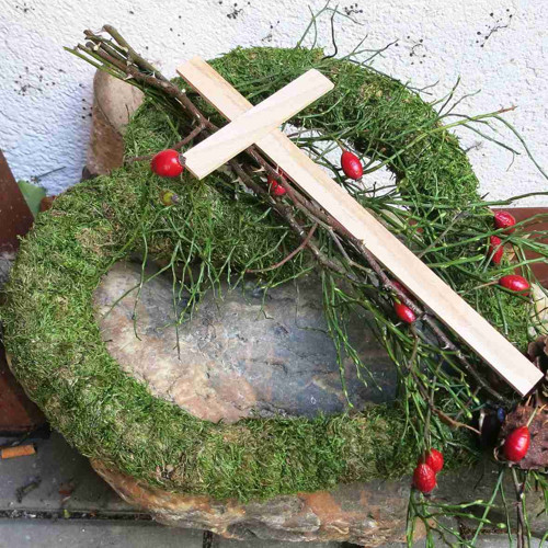 Mechové dušičkové srdce — foto 6