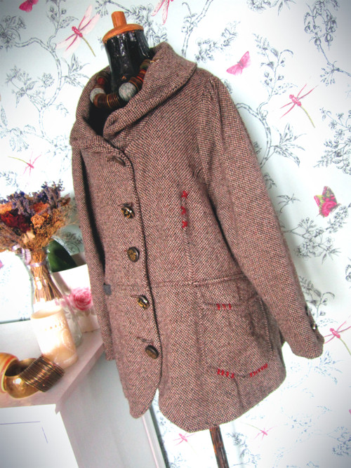 Kabátek tweed luxusní, větší — foto 2