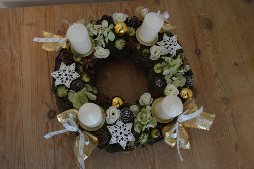 Adventní přírodní se zlatou — foto 2