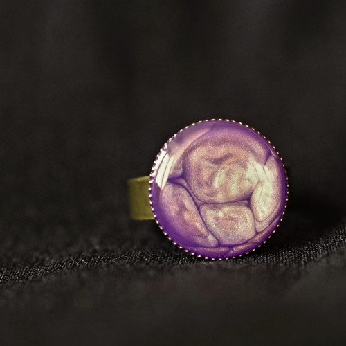 Malovaný prstýnek "Violet" — foto 2