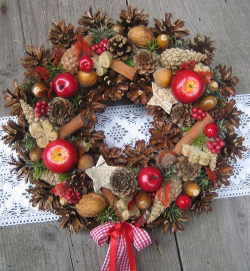Adventní věneček s jablíčky 2 — foto 3