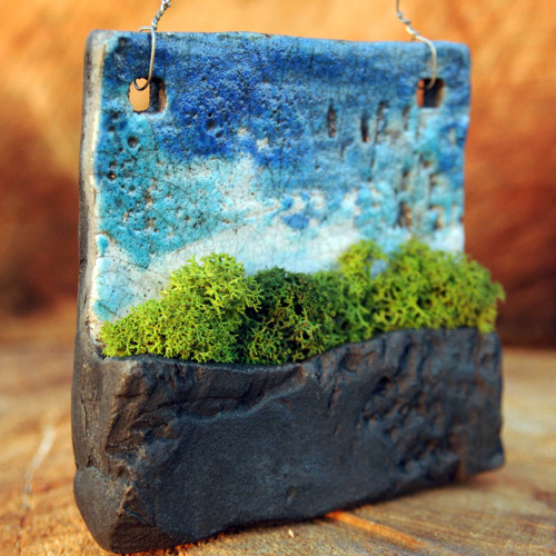 RAKU krajinka REINDEER MOSS — foto 2
