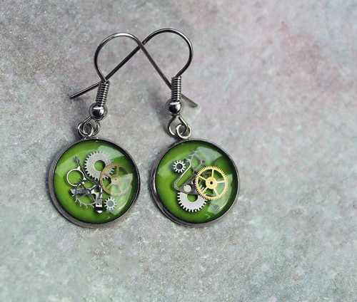 Earings /green/ — foto 2