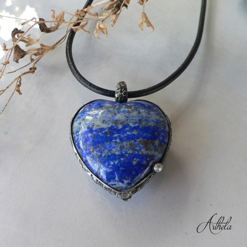 Srdce - lapis lazuli — foto 2