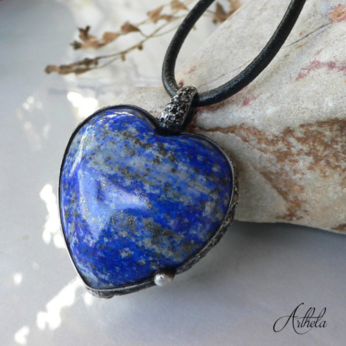 Srdce - lapis lazuli — foto 4