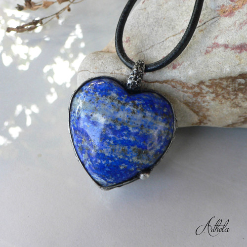 Srdce - lapis lazuli — foto 5