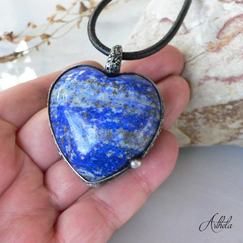 Srdce - lapis lazuli — foto 6